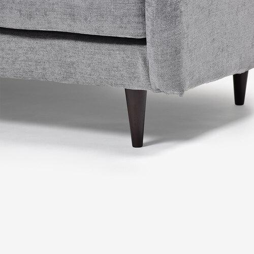大塚家具 オリジナル ソファ 3人掛け「CAS-D」幅180cm 布#SPメオピューター 脚部オーク色_5