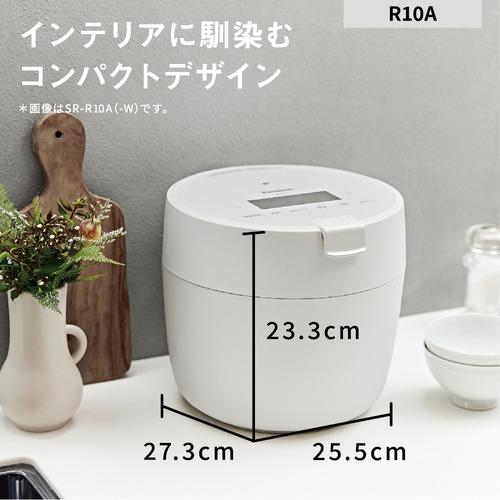 パナソニック SR-R10A-G 可変圧力IHジャー炊飯器 5合 グリーン SRR10AG