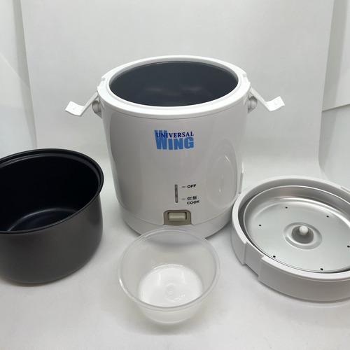 ユニバーサルウィング URC-1.5M 小型炊飯器 海外対応 1.5合炊き 白