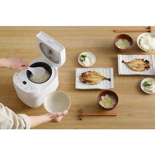 ツインバード RM-4547W マイコン炊飯ジャー 1.5合炊き ホワイト