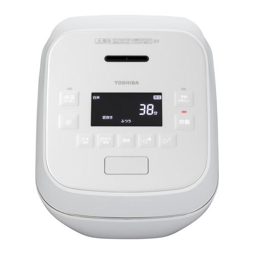 東芝 RC-10SGX(W) 真空圧力IH炊飯器 炎匠炊き 備長炭かまど丸釜 5.5合
