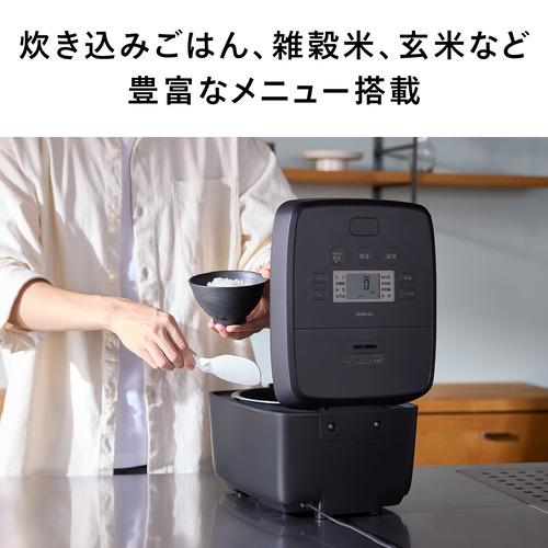 ツインバード YDRM-EE55B IH炊飯ジャー かたさ3段階調節機能搭載 5.5合