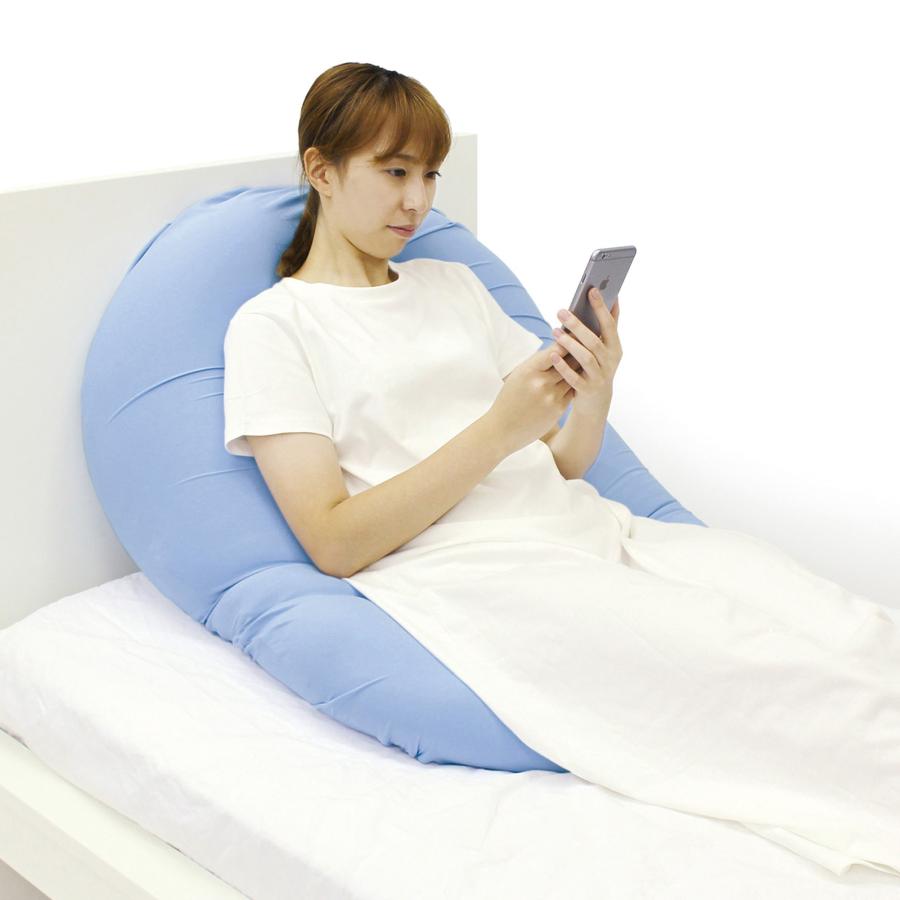 MOGU モグ 雲にのる夢枕冷感MAX 本体・カバーセット アイスブルー 雲に 
