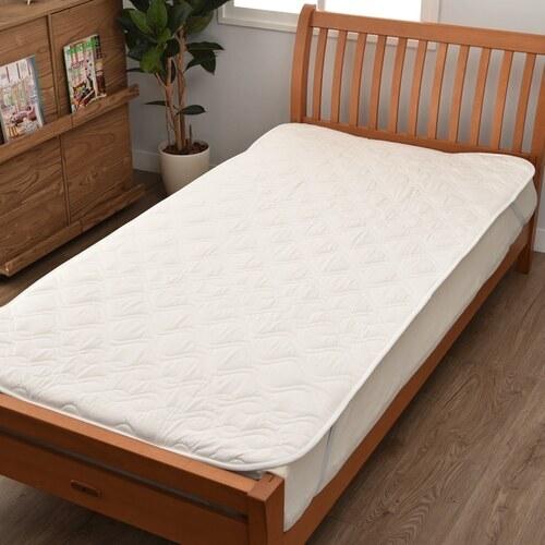 西川　洗えるベッドパッド　ダブル ダブル]西川洗えるベッドパッド コットンD AM23000091 側生地に抗菌