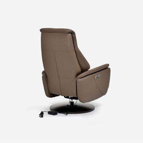 大塚家具 電動リクライニングチェアー（ルージア）本革（一部合皮） 大塚家具 電動リクライニングチェア「ルージアKD SD-455B」半革 #M-07