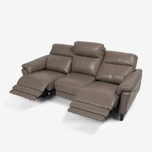 大塚家具 電動リクライニングソファ 3人掛け「L／S RELAX-65 エルエスリラックス-65」幅215cm 革#J／S-232E グラナイト色_3