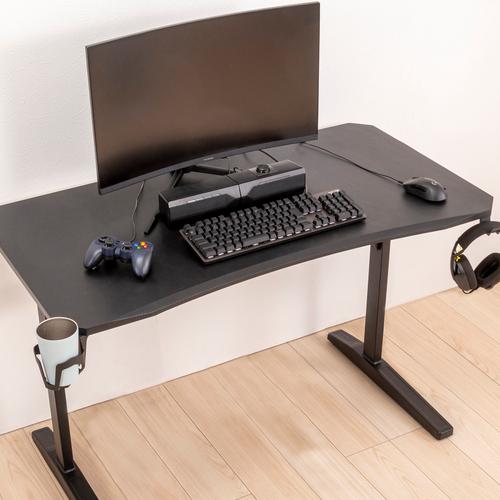 ヤマダオリジナル ゲーミングデスク YDK600018 BK【※AR対応】 : ベスト