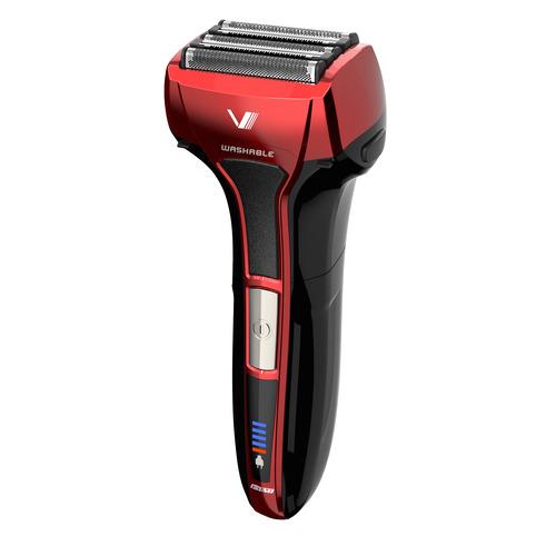 IZUMI IZF-V553W-R メンズシェーバー ソリッドモデル 5枚刃 レッド