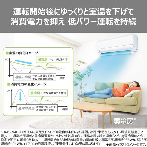 無料長期保証】東芝 エアコン 6畳 プラズマ空清 無風感空調 大清快 V