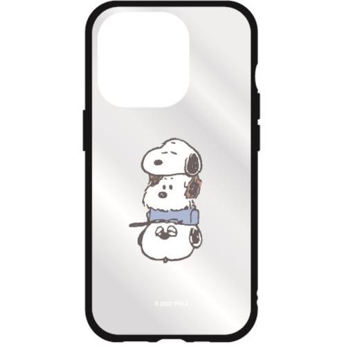 グルマンディーズ SNG-706D ピーナッツ IIIIfit Clear 2022 iPhone 14 Pro／iPhone 13 Pro対応ケース きょうだい