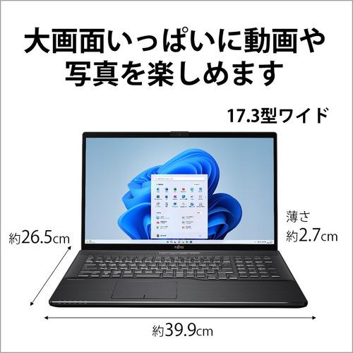 【推奨品】富士通 FMV LIFEBOOK NH FMVN90H1B [ 17.3in | FHD | Core i7-12700H | 16GB | 512GB | Win11 Home | Office | ブライトブラック ]｜best-denki｜15