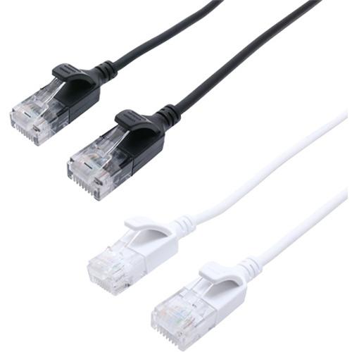 ミヨシ C6A-S5WH 極細LANケーブル 0.5m 白 C6AS5WH : ベスト電器Yahoo