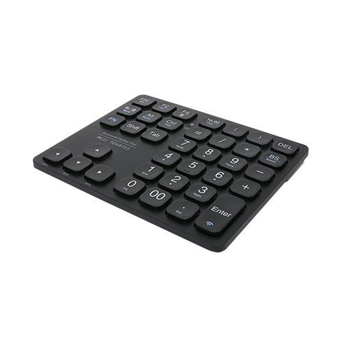ミヨシ TENBT03/BK 十字キー付きBluetoothテンキー ブラック ミヨシ TENBT03/BK 十字キー付きBluetoothテンキー ブラック
