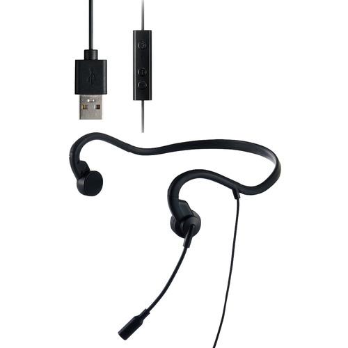 エレコム HS-BC05UBK 有線骨伝導ヘッドセット USB-A : ベスト電器Yahoo