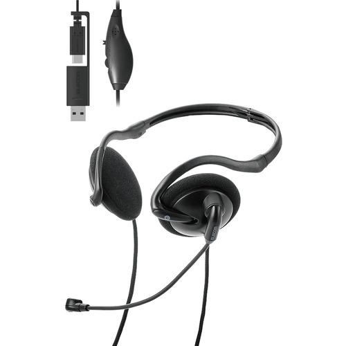 エレコム HS-NB11SCBK 指向性マイク モバイルヘッドセット ネック