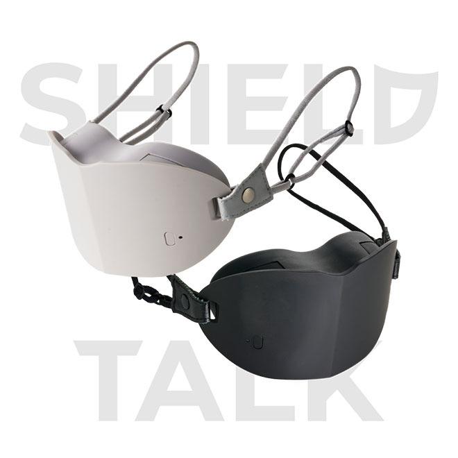 【ほぼ新品】SHIELD TALK ST-01 ワイヤレスヘッドセット 黒 白鳩 SHIELD TALK シールドトーク ST-01 ブラック ST01BK Web会議用