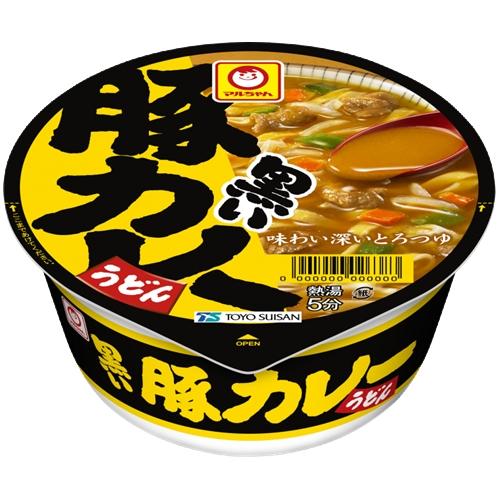 東洋水産 マルちゃん 黒い豚カレーうどん カップ ８７ｇ｜best-denki