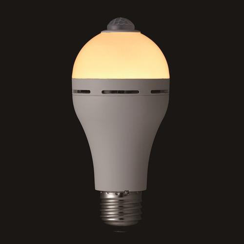 ヤザワ LDA8LGBP バッテリー内蔵 センサー電球 60W相当 電球色 径59