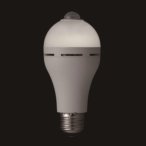 ヤザワ LDA8LGBP バッテリー内蔵 センサー電球 60W相当 電球色 径59