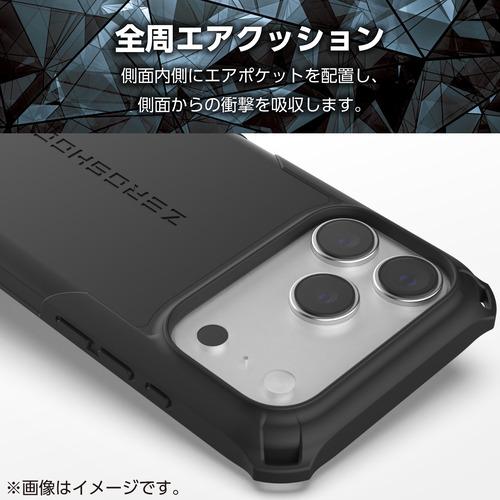 エレコム PM-A25CZEROMGBK iPhone 17 Pro ケース MAGKEEP フィルム付