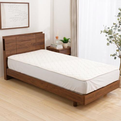 [ダブル]By IDC ヤマダ×大塚家具 ズレにくいベッドパッド3点パック 速乾タイプ 140×195cm ボックスシーツ2枚 ゴムなし_1