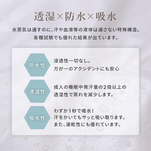 [キング]篠原化学 Save Your Bed マットレスプロテクター クラシック 180×200cm 防水 汚れ防止 ホワイト SYB-CL-PP-18028-WHの画像