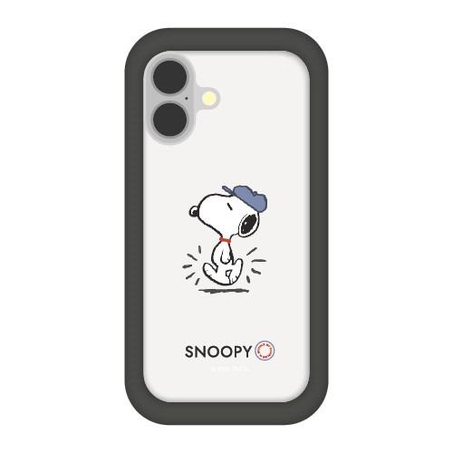 グルマンディーズ SNGG-87A ピーナッツ iPhone 16 2LENS model対応プランプフレームケース スヌーピー