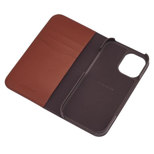 Coach CH054142 Folio iPhone 16用ケース Signature C Tan ブラウン
