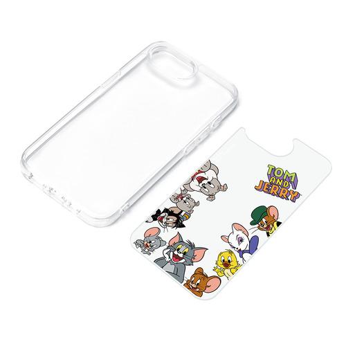 PGA PG-W25KPT03TAJ iPhone 16e用 クリアハイブリッドケース トムとジェリー／C