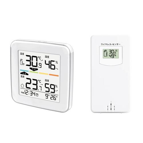 meishin MRF25 ワイヤレスレスデジタル温湿度計 簡易熱中症4段階指標