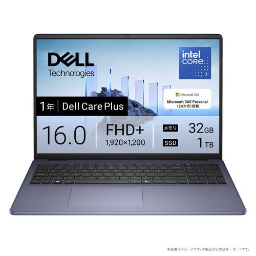 DELL ノートパソコン Dell 16 DC16251 ND86-FWM3M[16型 | WUXGA Core 7