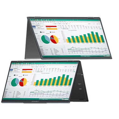 JAPANNEXT デュアルモバイルモニター HDMI USB Type-C 15.6型