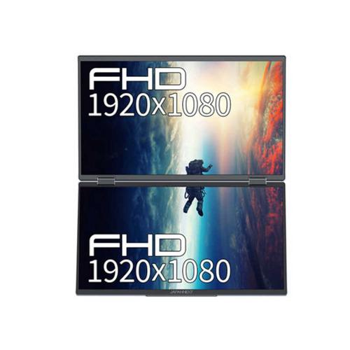 JAPANNEXT デュアルモバイルモニター HDMI USB Type-C 15.6型