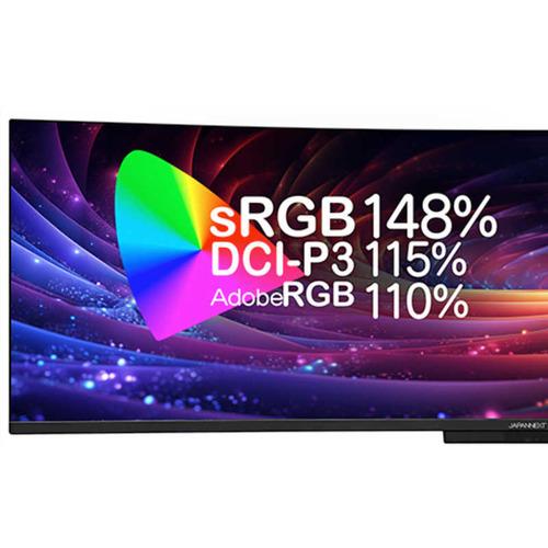 JAPANNEXT 量子ドット有機ELパネル144Hz DWQHD 超ウルトラワイド湾曲
