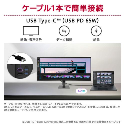 LGエレクトロニクス 34U640B-B 34型 WQHD曲面モニター VAパネル搭載