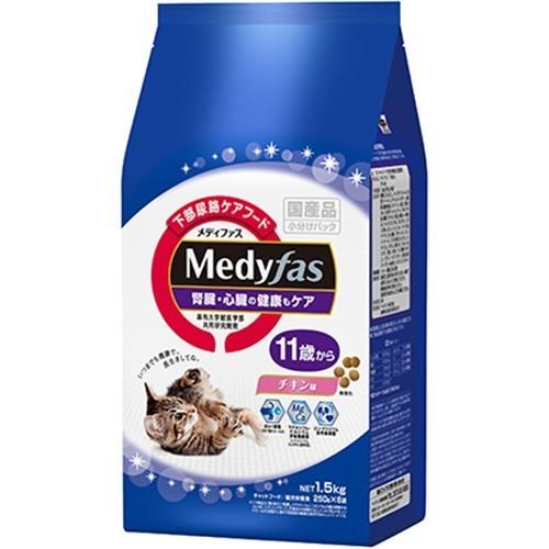 ペットライン 下部尿路ケアフード メディファス 11歳から チキン