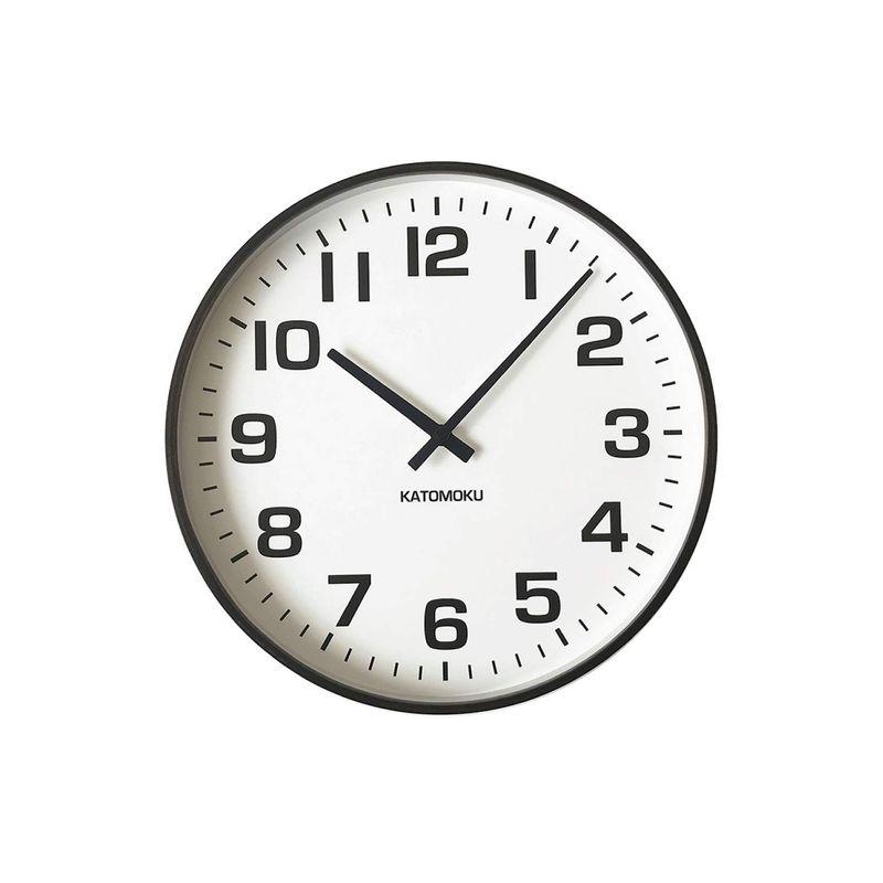 KATOMOKU plywood wall clock 15 電波時計 スイープ（連続秒針） km-92BRC φ362mm