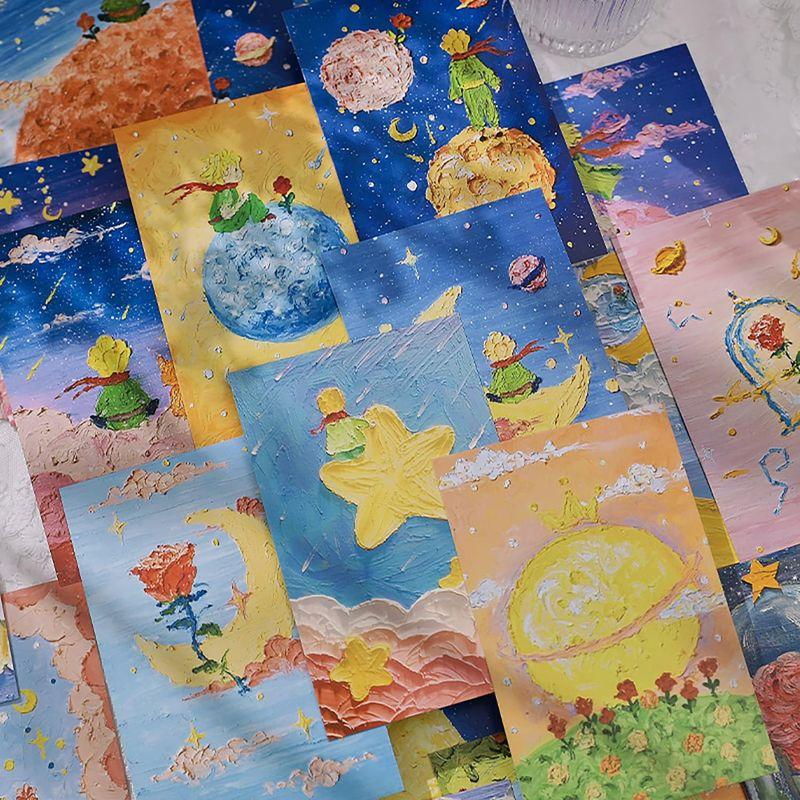 RemeeHi はがき The Little Prince 星の王子さま かわいいねこ 世界の傑作 有名な絵画 30枚（重複なし） クリエイ｜best-filled-shop｜06