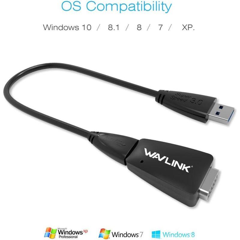 Wavlink USB 3.0-VGAマルチディスプレイアダプタ USB 3.0-VGA変換アダプター コンバータケーブル1080Pビデオ｜best-filled-shop｜03