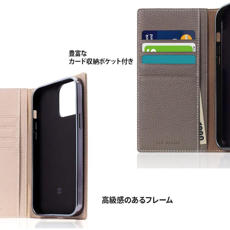 SLG Design iPhone 14 Pro ケース 手帳型 本革 レザー Full Grain Leather Case フルグレイン｜best-filled-shop｜05