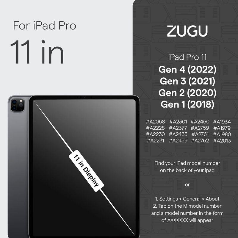 ZUGU iPad Pro 11 ケース 2022 第4世代 / 2021 第3世代 / 2020 第2世代 / 2018 第1世代 極薄｜best-filled-shop｜03