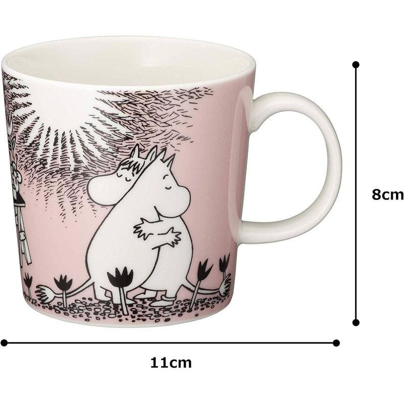 正規輸入品 ムーミン ( Moomin by ARABIA ) マグカップ 0.3L クラシック ピンク(LOVE) 1005331｜best-filled-shop｜03