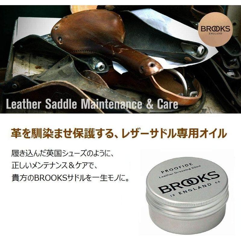 日本正規品 BROOKS(ブルックス) 自転車 プルーファイド レザーサドルケア用オイル 缶入り PROOFIDE 30g｜best-filled-shop｜04