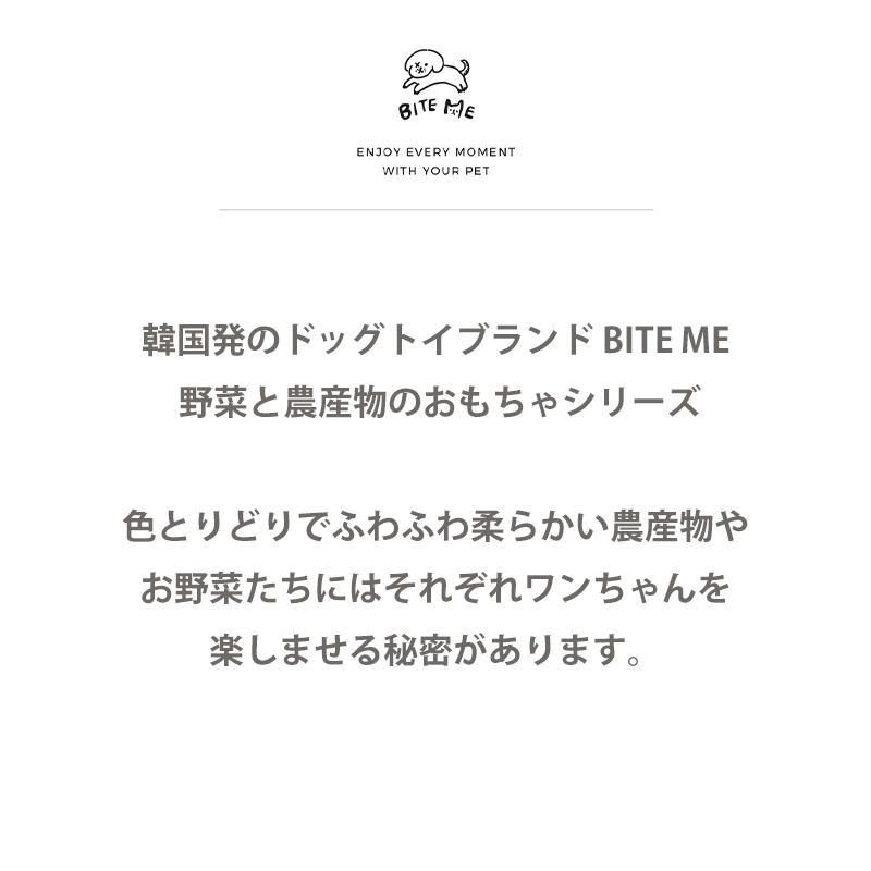 BITE ME バイトミー 野菜と農産物のおもちゃシリーズ 犬 おもちゃ 犬用 