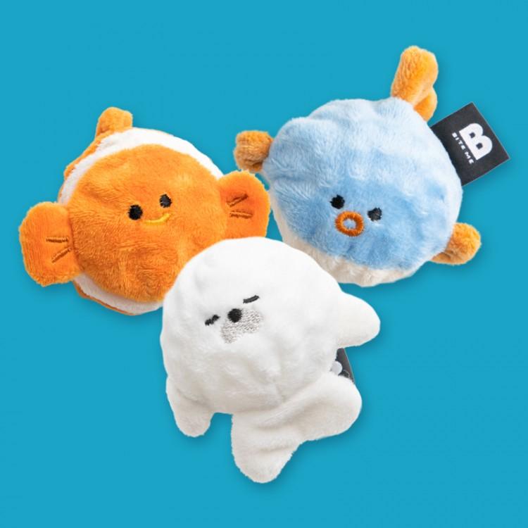 BITE ME（バイトミー） リトルオーシャン フレンズトイ 3個セット 犬