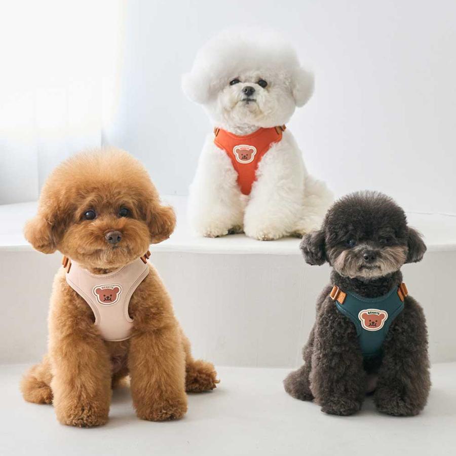 【新品未使用】BENNYS ハーネス＆リードセット Lサイズ 犬用 お散歩セット LED付 BENNYS ベニーズ ワンタッチハーネス｜犬 ハーネス 胴輪 小型犬