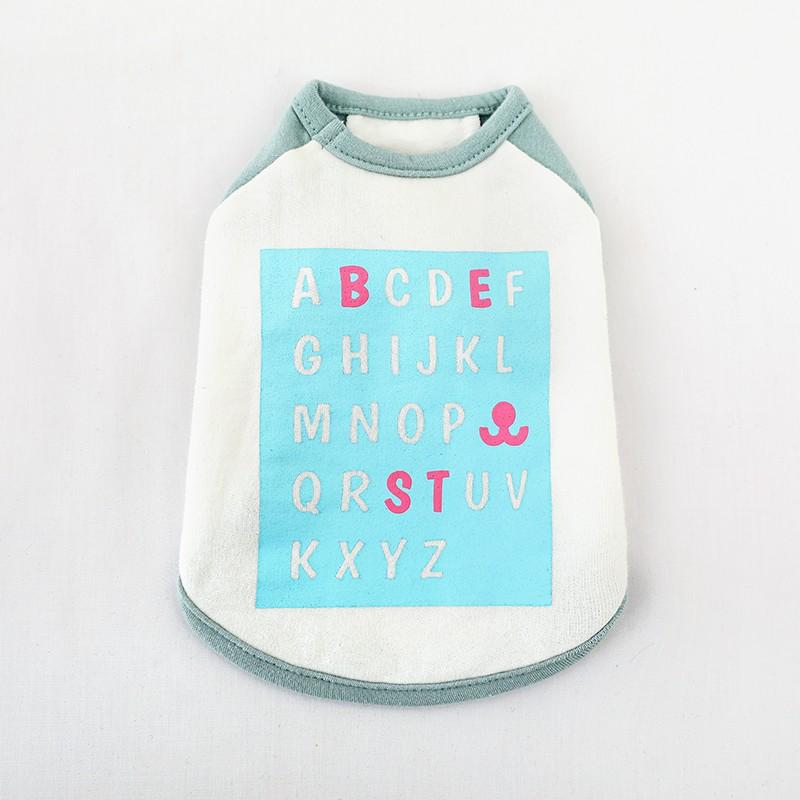 ベストフレンズ アルファベットラグランTシャツ S M L XL XXL 犬の服