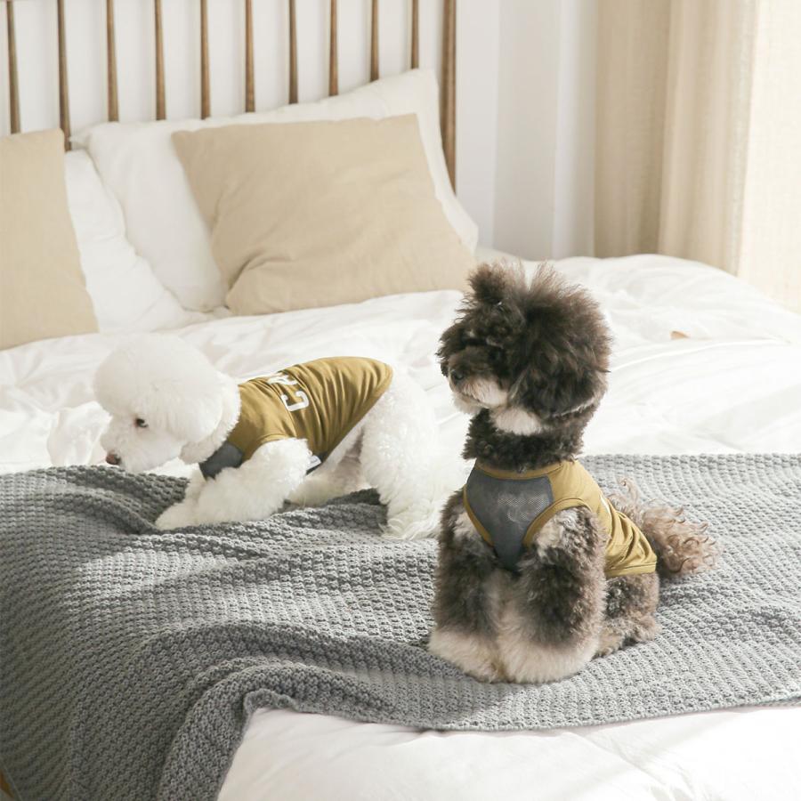キャンプクールメッシュタンク S M L XL XXL｜犬服 ドッグウェア 夏