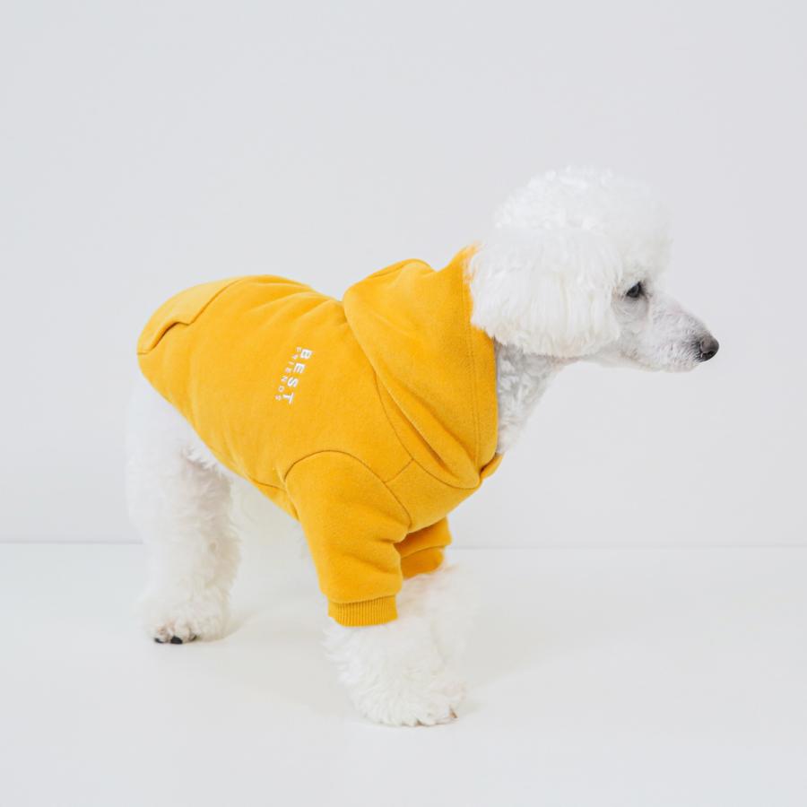 犬 服 パーカー 裏起毛｜ベストフレンズ ロゴ刺繍パーカー S M L XL