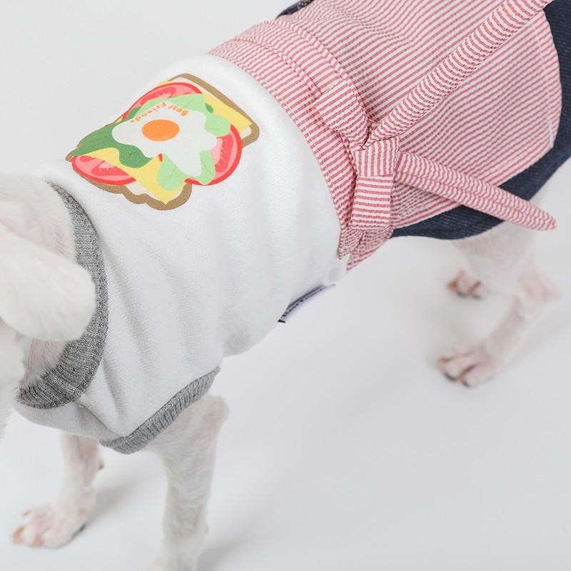 犬 服 エプロン ワンピース 犬服 犬の服 ドッグウェア クッキング ワンピース レイヤード タンクトップ デニム スカート Cl8 006 Best Friends 通販 Yahoo ショッピング